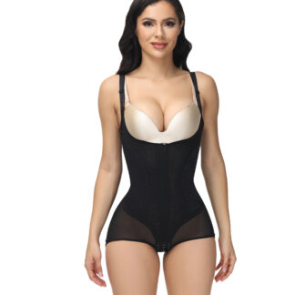 Bodysuits Shapewear Hooks Zipper Tummy Control Butt Lifting Shaper